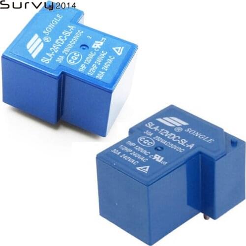 Relay DIP4/5 SLA-05VDC-SL-A SLA-12VDC-SL-A SLA-24VDC-SL-A 5V 12V 24V diy electronics