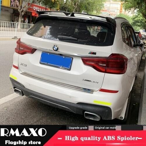 For BMW X3 Spoiler 2018-2020 BMW X3 G01 ABS Material Car Rear Wing Color Rear Spoiler For BMW X3 Spoiler