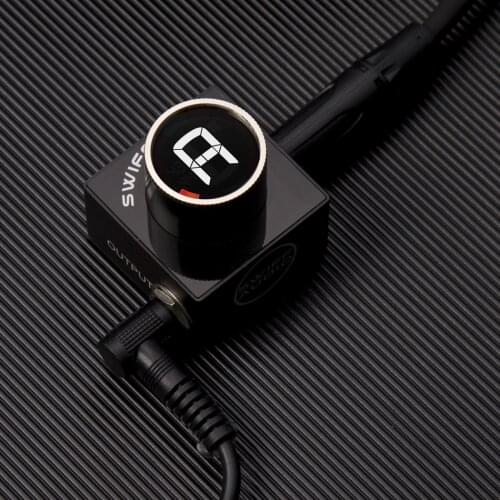 SWIFF C10 Pedal Tuner Mini Monoblock Tuner Guitar Bass Universal Tuner HD LED Display Adjustable A4 Range Value 430-449Hz