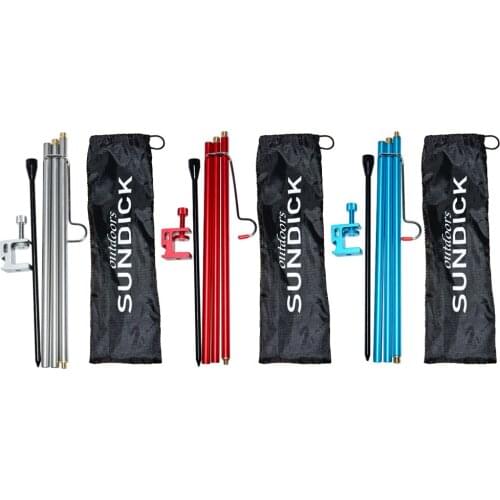 Telescopic Mini Foldable Lamp Holder Rod for Fishing Outdoor Camping Hiking BBQ Lantern Light Pole