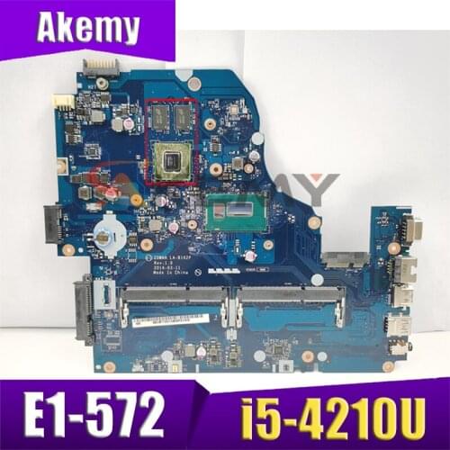 Z5WAH LA-B162P NBMLC11004 NB. i5-4210U E1-572 MLC11.004 Principal board For ACER aspire laptop motherboard NVIDIA 840 Mainboard