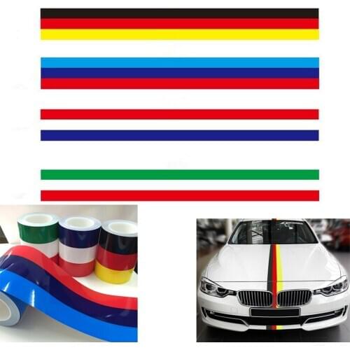 1M DIY Flag Auto Waist Line Hood CAR Sicker Decal Car Stickers