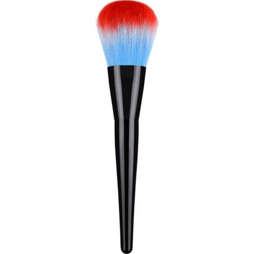 1Pcs Makeup Brushes Black Wooden Handle For Powder Blush Foundation Face Professional Beauty Cosmetics Brush Tools