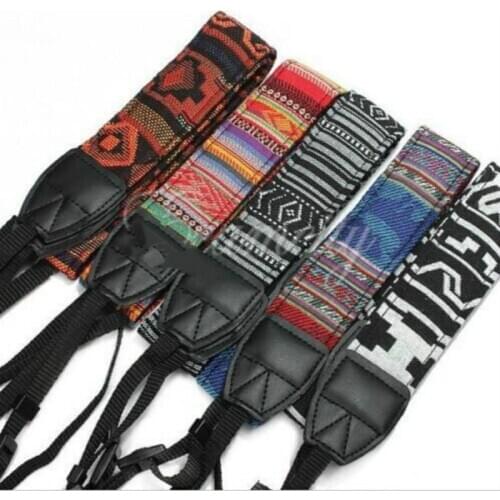For Canon for Nikon for Pentax for Sony SLR DSLR 1Pc Camera Strape Hippie Durable Cotton Camera Strap