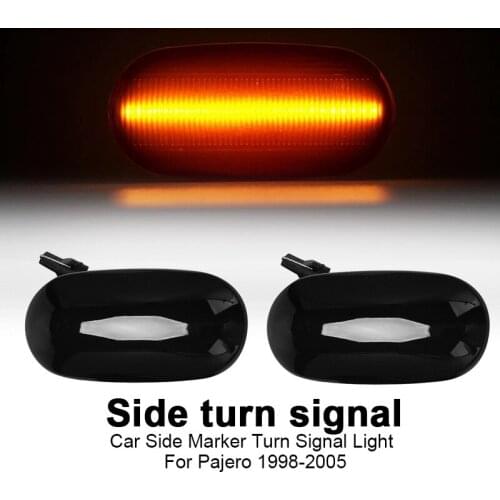 2Pcs Car Side Marker Turn Signal Light Indicator for Mitsubishi Pajero Mirage Legnum Galant 1998-2005