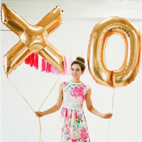 40 inches = 100cm Foil Balloon For Wedding Birthday Party Festival Decoration 24 Letters