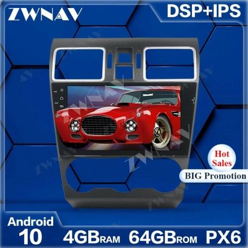 PX6 4+64G Android 10.0 Car Multimedia Player For Subaru Forester WRX 2014-2016 Navi Radio navi stereo IPS Touch screen head unit