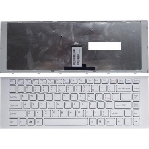 US white New English laptop keyboard For SONY VPC-EG15YC/P EG18EC VPC-EG17 white