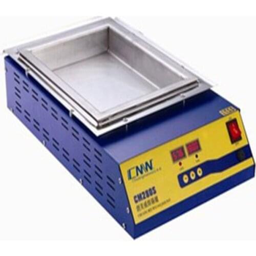 Lead-free Double digital Solder Pot Soldering Soldering Desoldering Bath 280*200*45mm 21.2KG 2000W