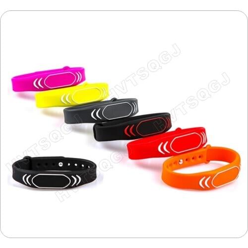 125khz EM4100 TK4100 Wristband RFID bracelet ID Card Silicone Band Read Only Access Control Card