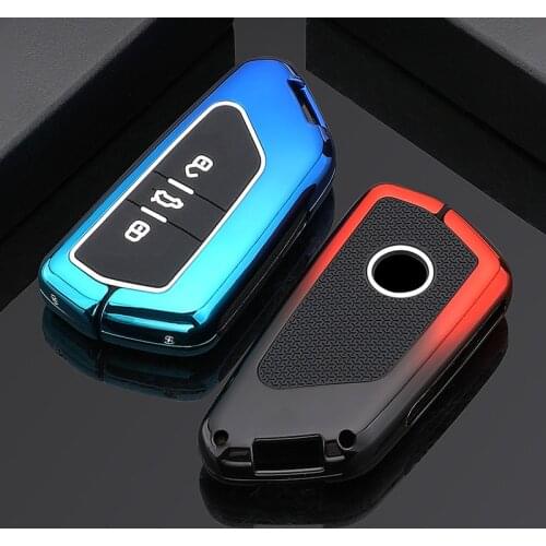 Car Remote Key Cover Case For VW Volkswagen Golf 8 Mk8 For Seat Leon MK 4 Tarraco Ateca For Skoda Octavia 2020 2021 3 Buttons