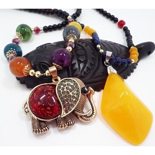 Buddha brand elephant long sweater chain in spring and summer ethnic style necklace fashion necklace with accessories
