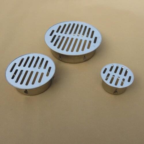 304 Stainless Steel Balcony Roof Round Large Displacement Anti-Blocking Floor Drain Outdoor Plane Lnsertion