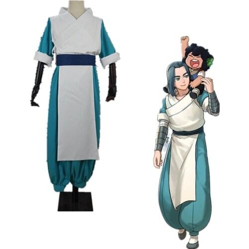 Movie The Legend of LuoXiaohei Wu Xian Cosplay Costume Anime Luo Xiaohei Chinese Han Fu Costume Full Set