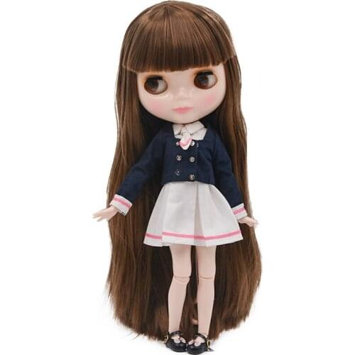 Blyth BJD doll, Blyth Doll Nude Customized Shiny Face Dolls Can Changed Makeup and Dress DIY, 12 Inch Ball Jointed Dolls 6