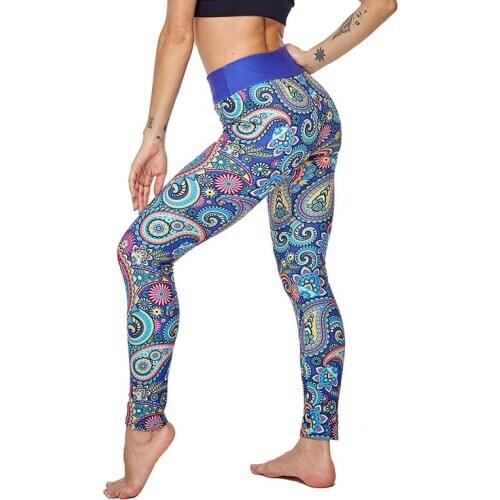 Digital printing yoga legging ladies sportswear workout clothes gym leggings running pants