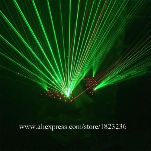 2016 Fashion Red Green Laser Waistcoat Laserman Vest Suits Man Clothes Stage Costumes For Singer Dancer For Nightclub Performers