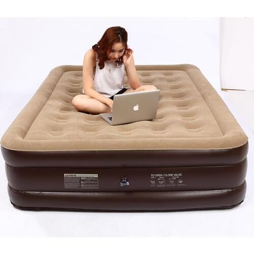LYY-35-3 Inflatable Mat 200*145*50CM Double Person Use Thickening Camping Mat Leisure Office Air Bed Outdoor Air Mattress