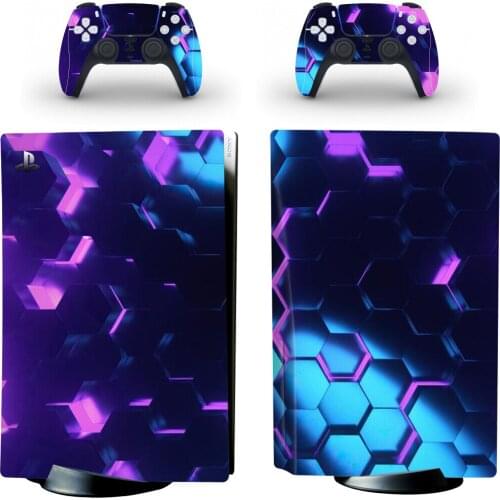 New PS5 Standard Disc Skin Sticker Decal Cover for PlayStation 5 Console and Controllers PS5 Disk Skin Vinyl