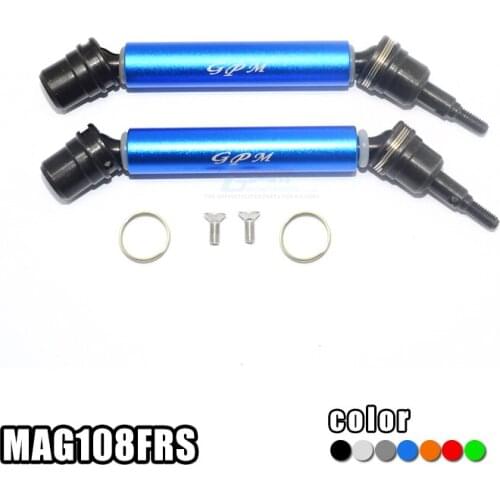 Front and rear reinforced steel CVD universal joints and aluminum alloy drive shafts for ARRMA GRANITE