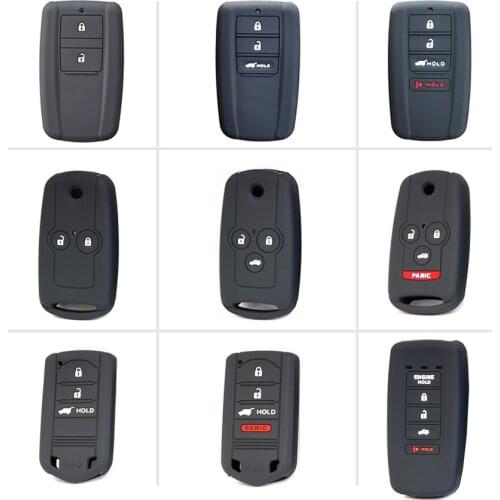 Silicone car styling key fob cover case protective Skin for ACURA ILX TLX RLX RDX MDX TSX 2020 2021 Remote keyless accessories
