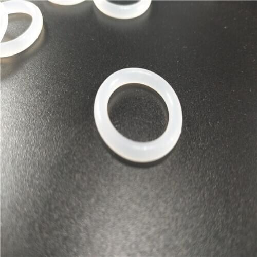50-100PCS wire diameter 2mm outer diameter 5-150mm white silicone O ring silicone O type sealing ring white silicone O rings