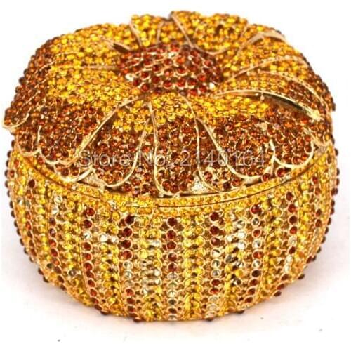 Diamond Crystal Mini Evening Party Bag Women Day Clutches Ladies Chain Gold Clutches Purses and Handbag (526B)