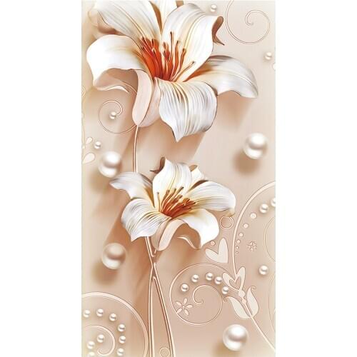 Vestibule Art Flower Diamond Painting Floral Round Full Drill Nouveaute DIY Mosaic Embroidery 5D Cross Stitch Home Decor Gifts