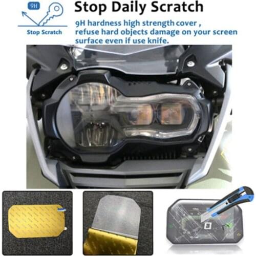 Motorcycle Headlight Protective Film Headlight Display Suitable for BMW- R1250GS R1250 GS ADV 2018-2020