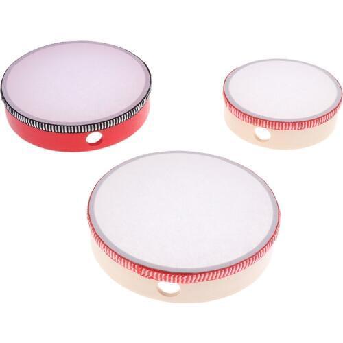 1 Set Hand Percussion Hand Snare Drum with Stick Kids Musical Toys Gift