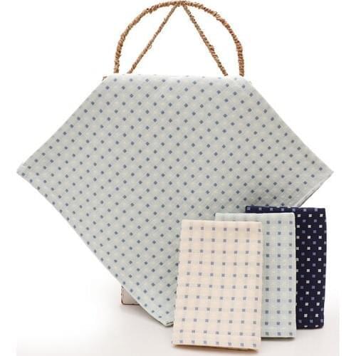 3Pcs/Kit Baby Little Plaid Bath Face towel newborn baby Stuff kids Toallas Baby dinner cloths baby towels