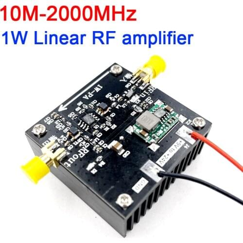 DYKB 10Mhz-2000Mhz 1W Linear RF Power Amplifier HF FM VHF UHF FM Transmitter FOR Ham Radio AMP