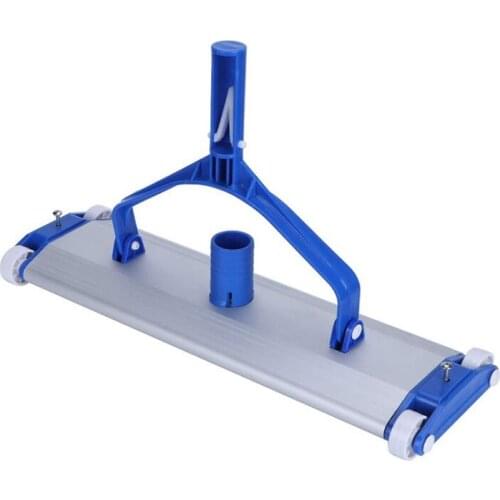 Pool Vacuum Cleaner Brush, Aluminum Alloy Swimming Pool Vacuum Head,Pool Dirt Suction Vacuum Head Cleaner with Wheel CNIM Hot