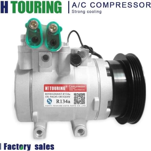 HS15 NEW AC Compressor for Hyundai Elantra Tiburon Matrix 97701-2D100 97701-2E000 97701-09000 977012C100 F500CD1BA05 F500NA5BA02