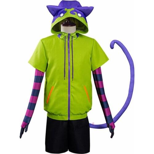 Sk8 The Infinity Miya Cosplay Costume Anime SK∞ Cat Ear Hoodie Jacket Christmas Halloween Costume For Women Men