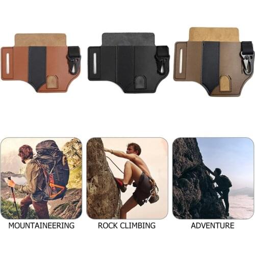 Leather Sheath For Leatherman Multitool Sheath EDC Pocket Organizer With Key Holder For Belt And Flashlight Camping Outdoor Tool