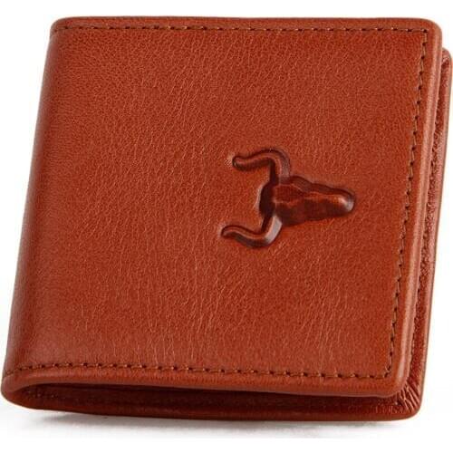 Minimalist Coin Purses Genuine Leather Small Coin Wallet For Men And Women With Magnet closure