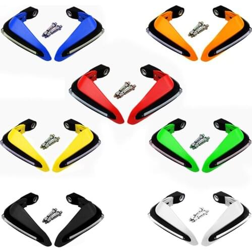 Motorcycles guardhandle LED Daytime running light motos covers guard handle protector windshield Turn signal signal lamp