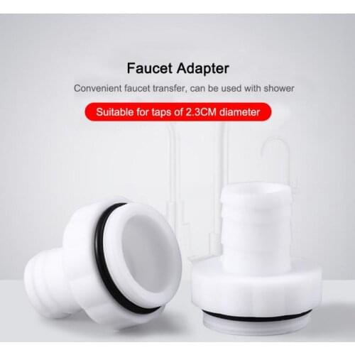 Plastic Bathroom Faucet Splash Head Adapter Rain Shower Bath Faucet Adapter Fittings Kitchen Shower Faucet Shower Set For Home