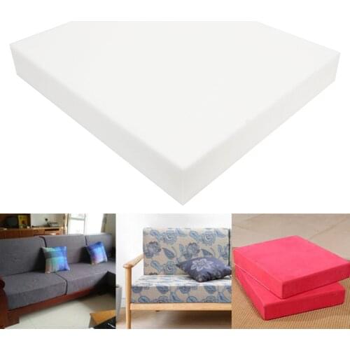 Square Seat Foam White Cushion Sheet Upholstery Replacement Pad High Density Premium Chair Cushion Seat High Density Pad