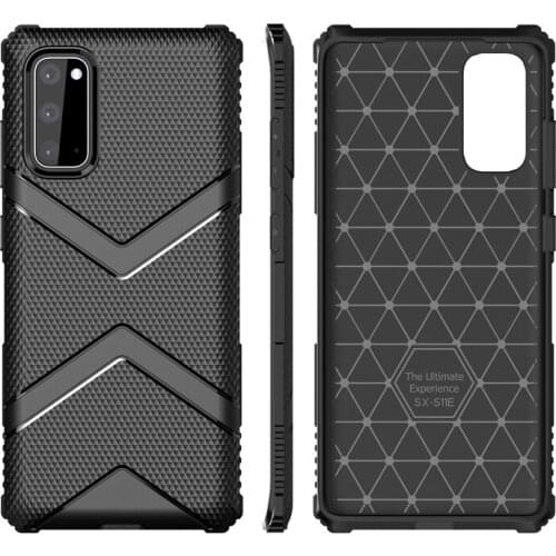 Luxury Diamond Shield Armor Silicone Phone Case for Samsung S20 Ultra Shockproof Breathable Cover Case