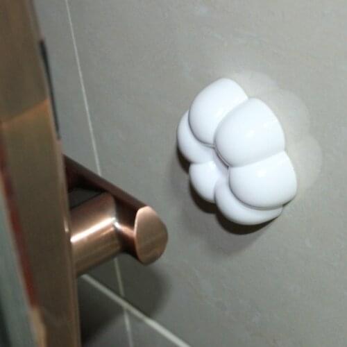 Self Adhesive Soft Door Buffer Wall Protectors Door Handle Bumpers for Door Stopper Doorstop