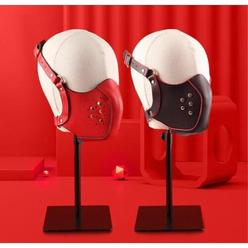 Sextoys Leather Mask Mysterious Mask for Men/Women Fetish Bdsm Bondage Flirt Sex Toys for Couples Adult Games