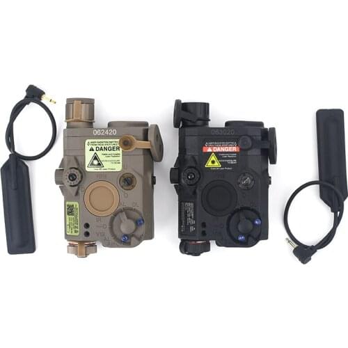 Tactical LA-5C PEQ 15 Rifle Laser Sight Airsoft Hunting Gun Scout Flashlight 2.5mm PEQ15 LA5 Battery Case For Standard 20mm Rail