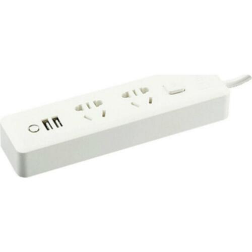 Power Strip Fast Charging 2 Outlets 2 USB 2.0 Ports Extension Portable Strip Socket Plug with EU Adapter Smart Home Electronics