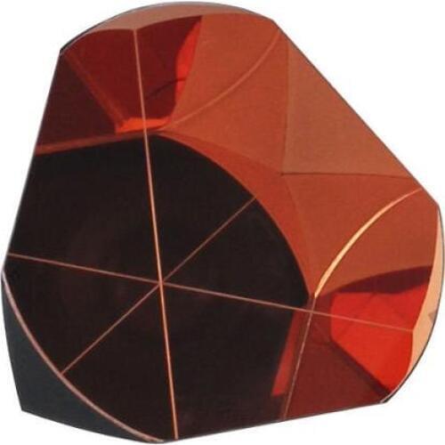 New 1PCS 64mm diameter Corner CubePrism height copper plated Trihedral Retroreflector