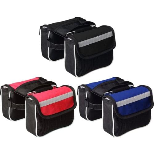 Cycling Bicycle Bag Bicycle Accessories Cycling Parts MTB Bike Saddle Bag Frame Front Top Tube Cycling Phone Case Bicycle Pouch