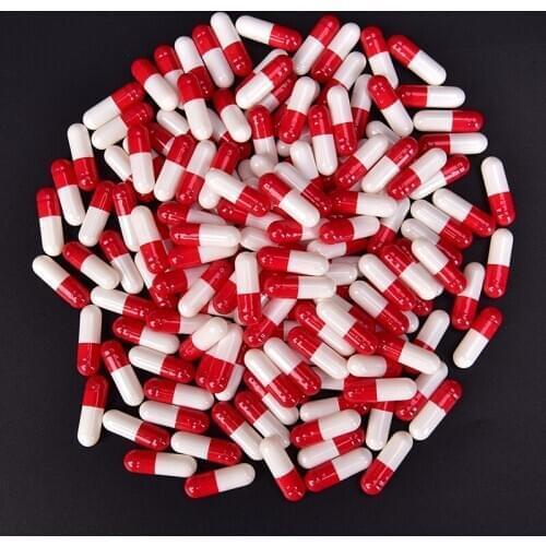 1000Pcs Multicolor Red Green Empty Gelatin Capsules 5 Colors Pill Gel Halal Separated Box Refillable Bottles