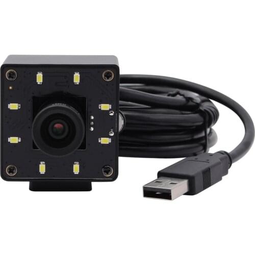 2Megapixel 1080P Surveillance USB Webcam CMOS OV2710 White LEDS USB Camera for Windows Linux MAC Android