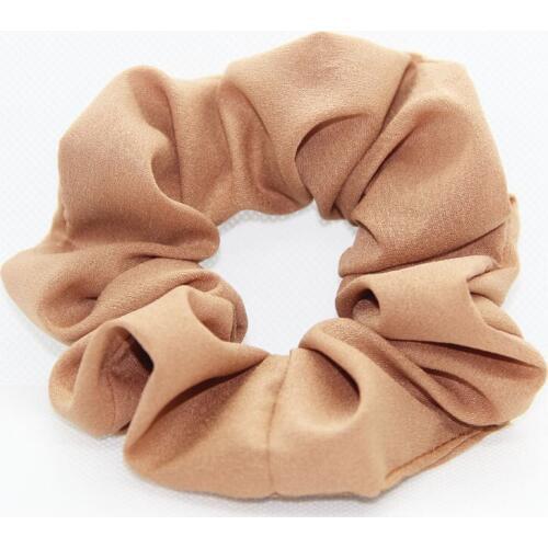 200pcs/lot DIY Simple Multi Fabrics Chiffon Candy Hair Bands Elasticity Seamless Headropes Styling Tools Accessories HA1464